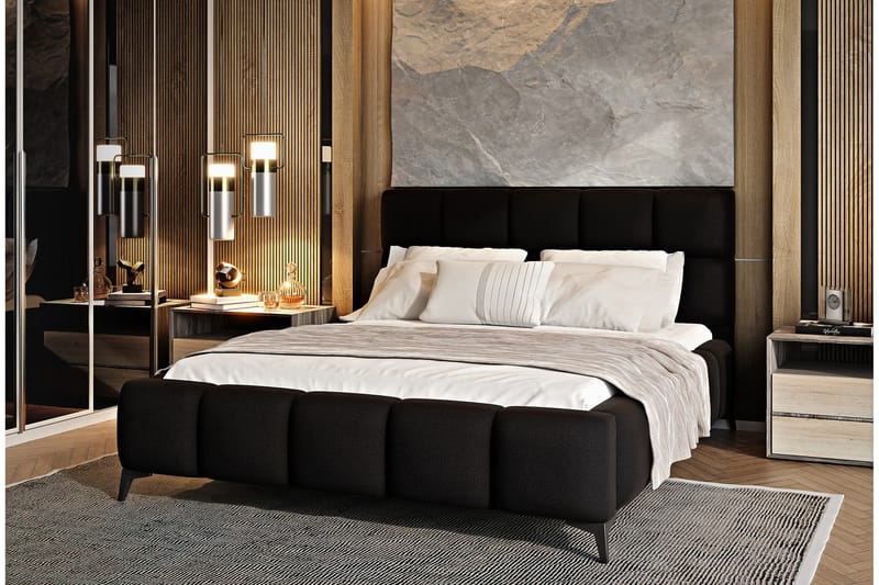 Kamble Sängram med Förvaring 180x200 cm - Brun - Möbler - Säng - Sängram & sängstomme