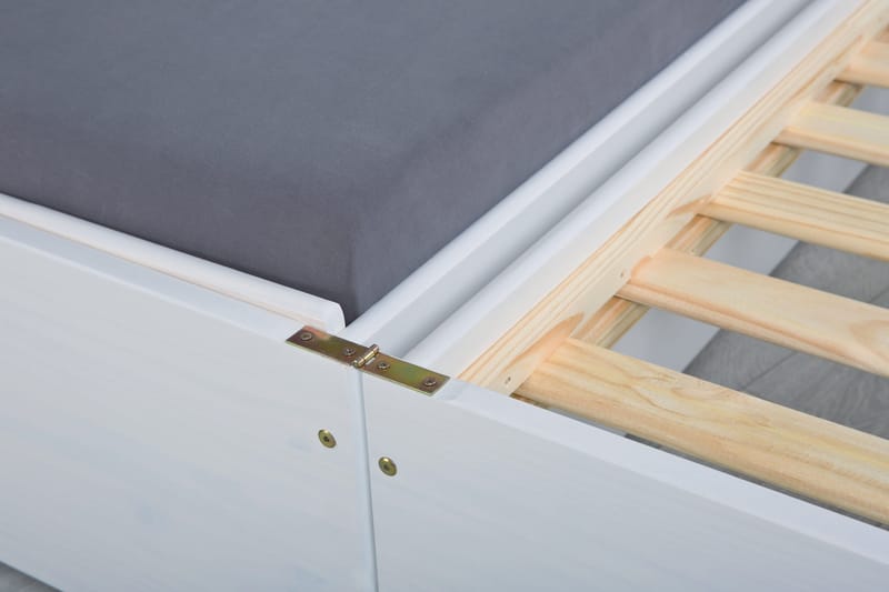 Kaulana Sängram 90x200 cm - Vit - Möbler - Säng - Sängram & sängstomme