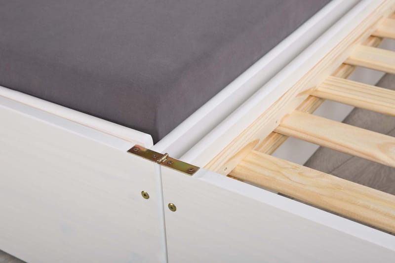 Kaulana Sängram 90x200 cm - Vit - Möbler - Säng - Sängram & sängstomme