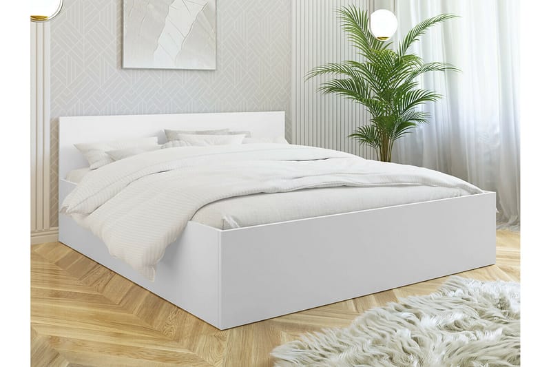 Kintore Sängram 180x200 cm - Vit - Möbler - Säng - Sängram & sängstomme
