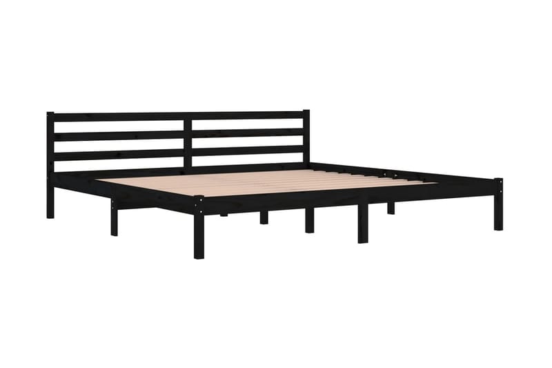 Kiyomi Sängram 200x200 cm - Svart - Möbler - Säng - Sängram & sängstomme