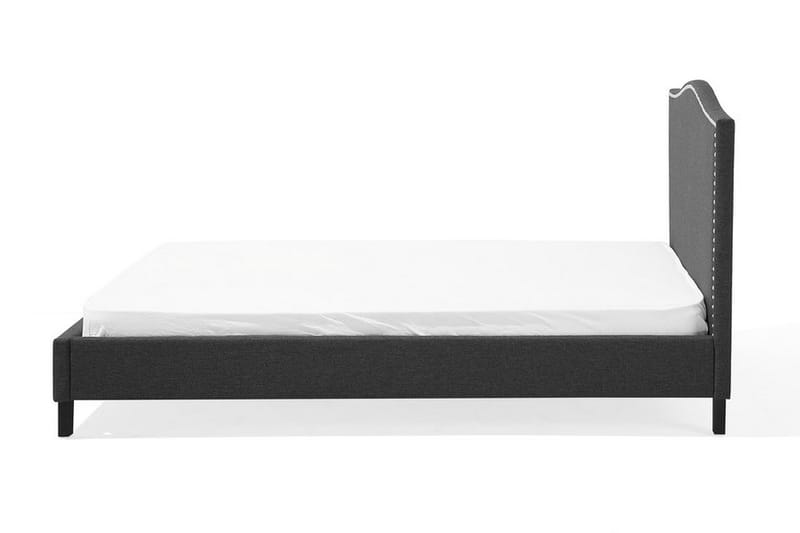 Lauman Dubbelsäng med LED 160x200 - Grå - Sängram & sängstomme