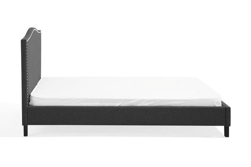 Lauman Dubbelsäng med LED 160x200 - Grå - Sängram & sängstomme