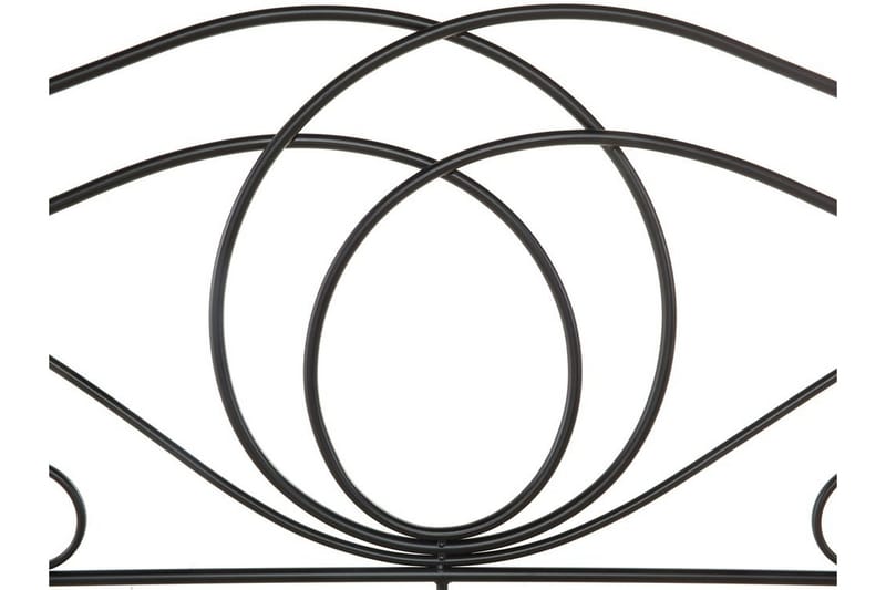 Lyra Dubbelsäng 180|200 cm - Svart - Möbler - Säng - Sängram & sängstomme