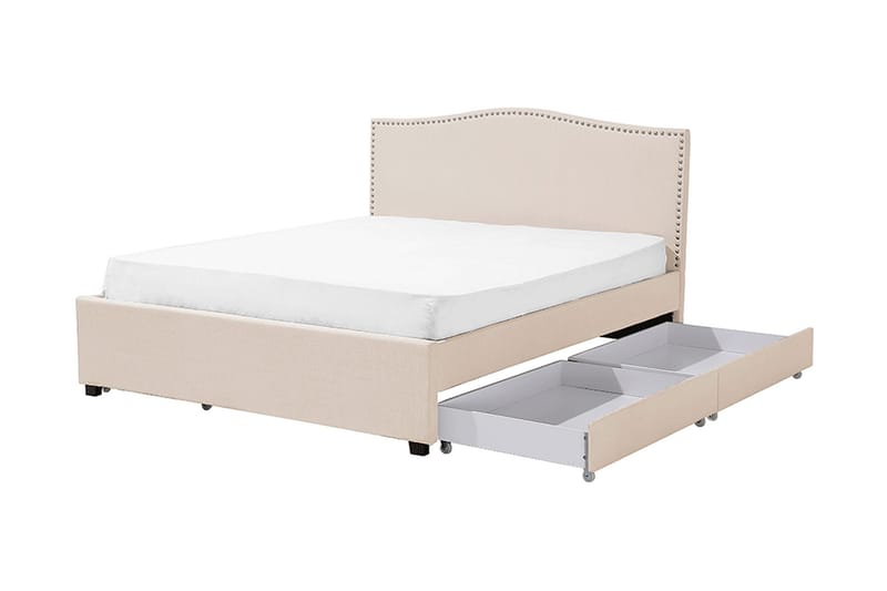 Montpellier Dubbelsäng 160|200 cm - Beige - Möbler - Säng - Sängram & sängstomme