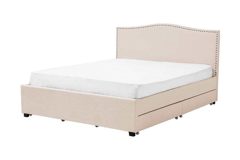 Montpellier Dubbelsäng 160|200 cm - Beige - Möbler - Säng - Sängram & sängstomme