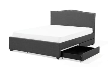 Montpellier Dubbelsäng 160|200 cm - Grå - Möbler - Säng - Sängram & sängstomme
