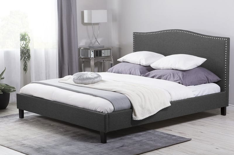 Montpellier Dubbelsäng 180 200 cm  Grå  Grå - Grå - Möbler - Säng - Sängram & sängstomme