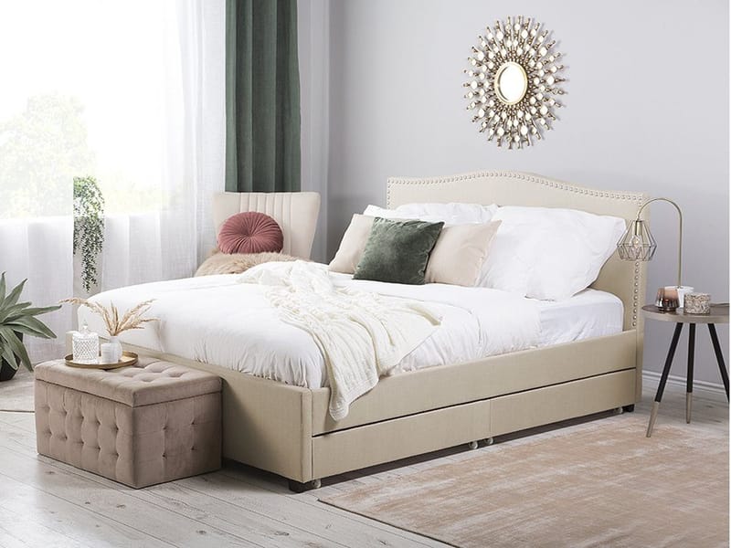Montpellier Dubbelsäng 180|200 cm, Beige