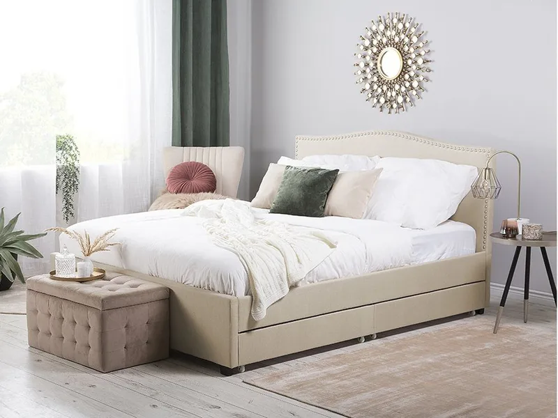 Montpellier Dubbelsäng 180|200 cm, Beige