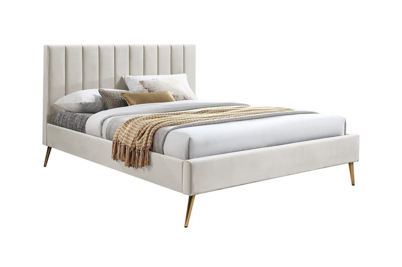 Montrase Sängram 140x200 cm - Cream - Möbler - Säng - Sängram & sängstomme