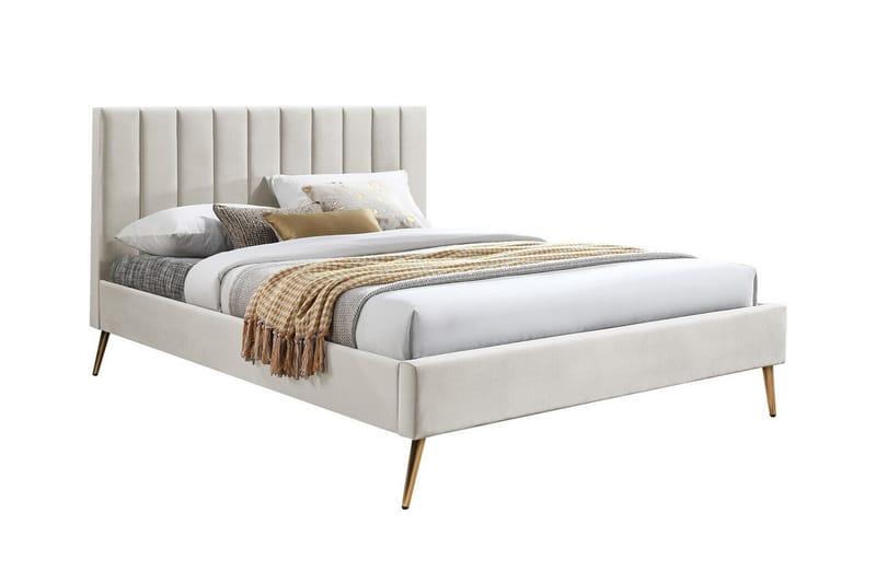 Montrase Sängram 160x200 cm - Cream - Möbler - Säng - Sängram & sängstomme