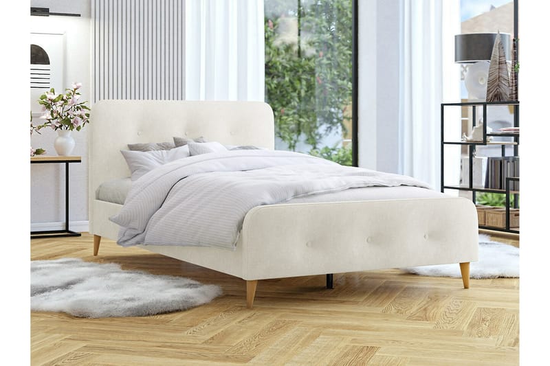 Montrase Sängram 180x200 cm - Cream - Möbler - Säng - Sängram & sängstomme