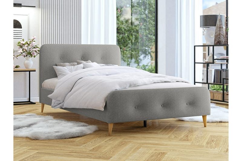 Montrase Sängram 180x200 cm - Grå - Möbler - Säng - Sängram & sängstomme