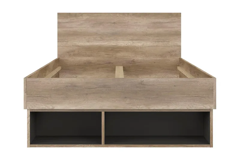 Movico Sängram 120x200 cm - Ek/Brun - Möbler - Säng - Sängram & sängstomme