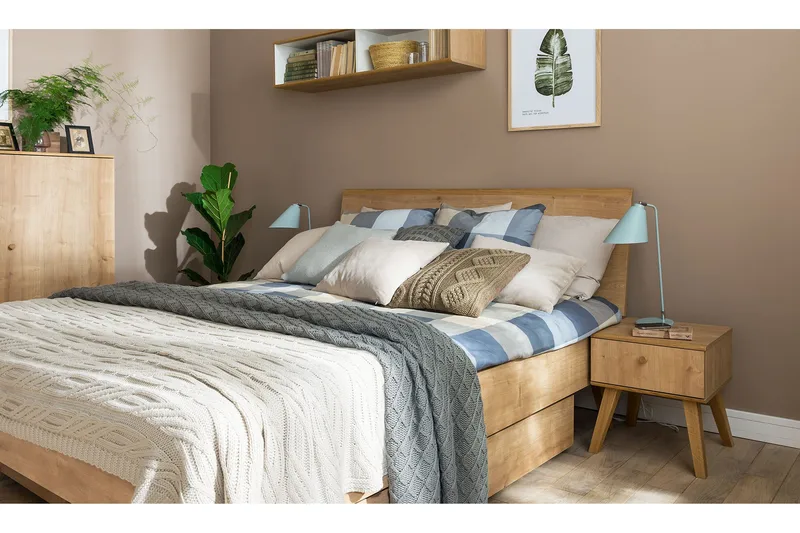 Nature Sängram 180x200 cm Trä/Natur - VOX - Möbler - Säng - Sängram & sängstomme