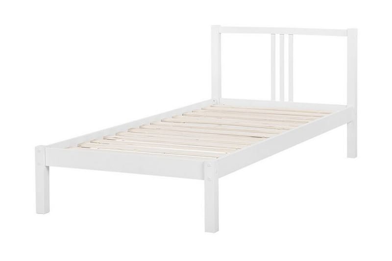 Newbegin Säng Trä 90x200 cm - Vit - Möbler - Säng - Sängram & sängstomme
