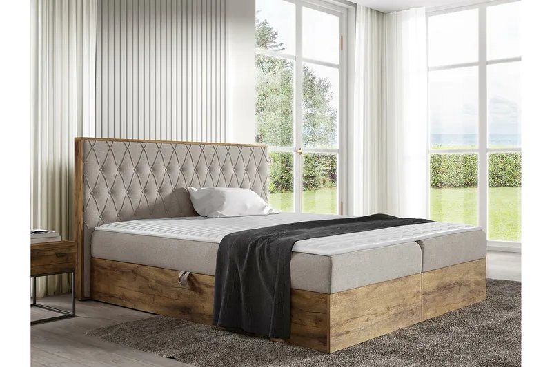 Oberting Sängram 200x200 cm - Möbler - Säng - Sängram & sängstomme