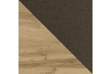 Oberting Sängram med Förvaring 120x200 cm i Tyg med Fasthetsgrad Medium - Brun - Möbler - Säng - Sängram & sängstomme