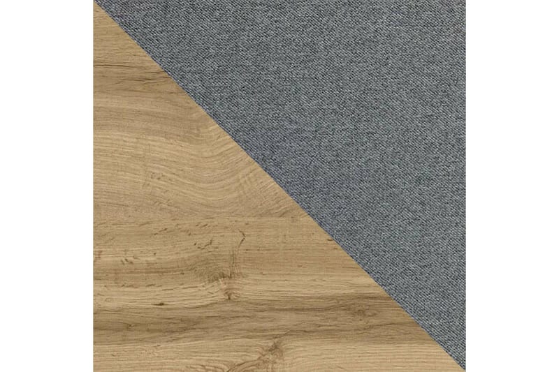 Oberting Sängram med Förvaring 140x200 cm i Tyg med Träunderrede - Mellangrå - Möbler - Säng - Sängram & sängstomme