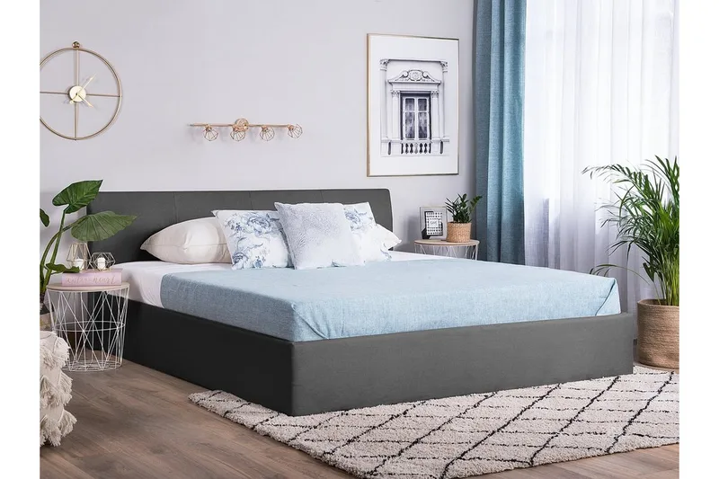 Orbey Sängram 160x200 cm Grå, Grå