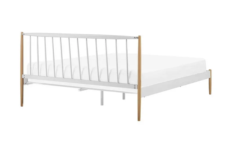 Parlan Sängram 180x200cm - Vit/Brun - Möbler - Säng - Sängram & sängstomme