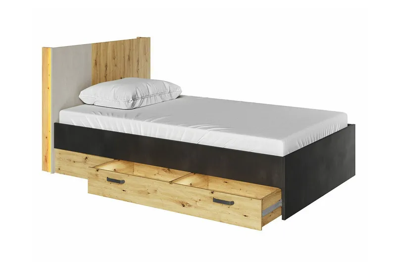 Rathmore Sängram 120x200 cm - Svart - Möbler - Säng - Sängram & sängstomme