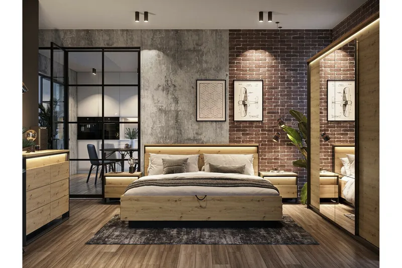 Rathmore Sängram 180x200 cm - Svart - Möbler - Säng - Sängram & sängstomme