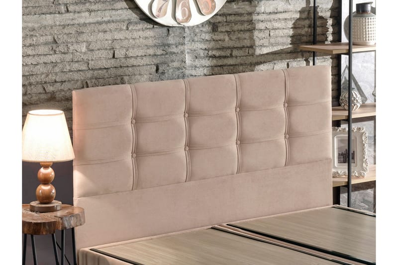 Reghum Sängram med Sänggavel 160x200 cm - Ljusbrun - Möbler - Säng - Sängram & sängstomme