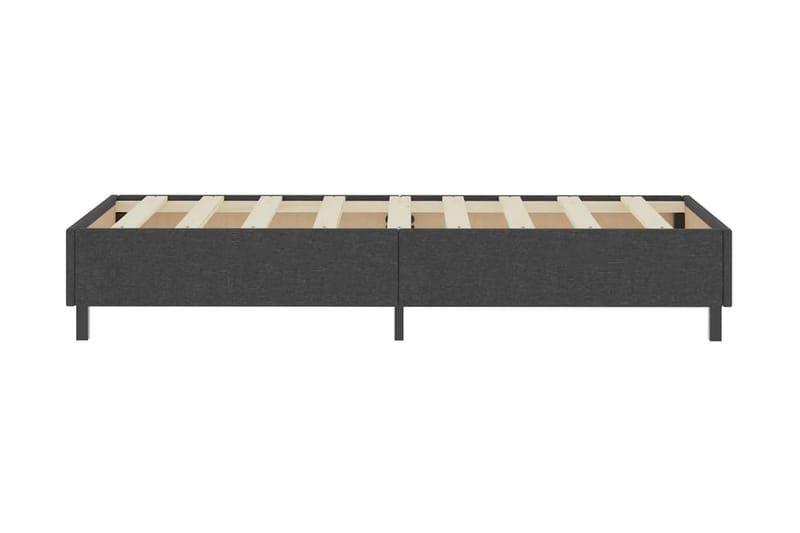 Resårsäng sängram grå tyg 100x200 cm - Grå - Möbler - Säng - Sängram & sängstomme