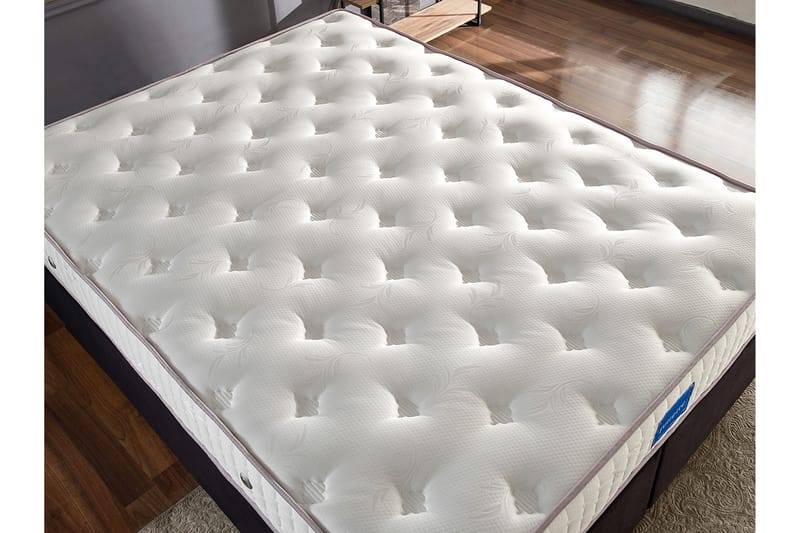 Ryntham Sängram Dubbel med Sänggavel 160x200 cm - Svart - Möbler - Säng - Sängram & sängstomme