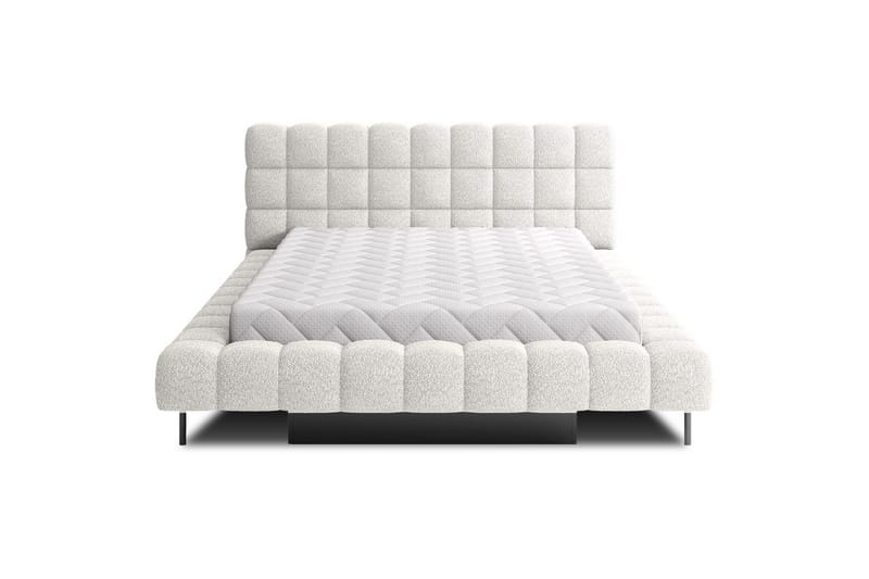 Säng med klädsel Eltap Magentta - 140x200 cm, Royal 01, Vit - Möbler - Säng - Sängram & sängstomme
