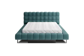 Säng med klädsel Eltap Magentta - 160x200 cm, Amore 38, Grön - Möbler - Säng - Sängram & sängstomme