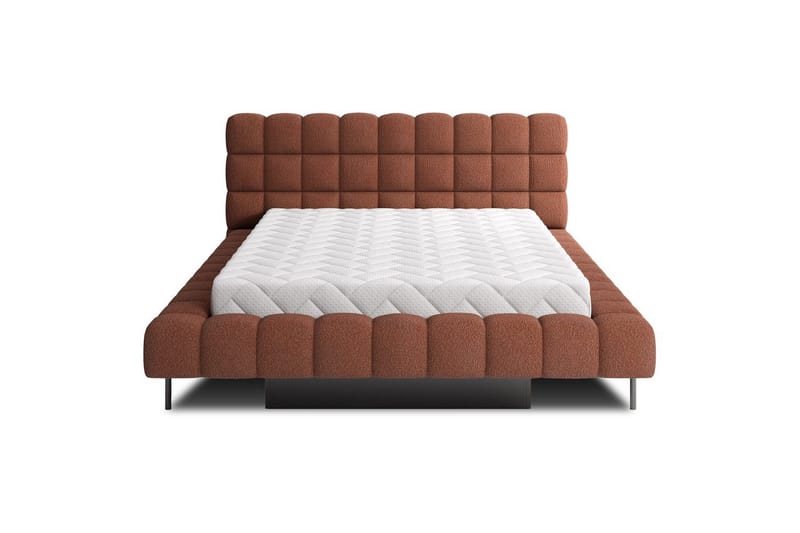Säng med klädsel Eltap Magentta - 160x200 cm, Jaffray 30, Röd - Möbler - Säng - Sängram & sängstomme