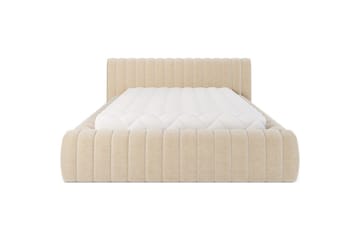 Säng med stoppning Eltap Carilla med metallram/gaslyft/förvaring - Royal 18, Beige, 140x200 cm - Möbler - Säng - Sängram & sängstomme