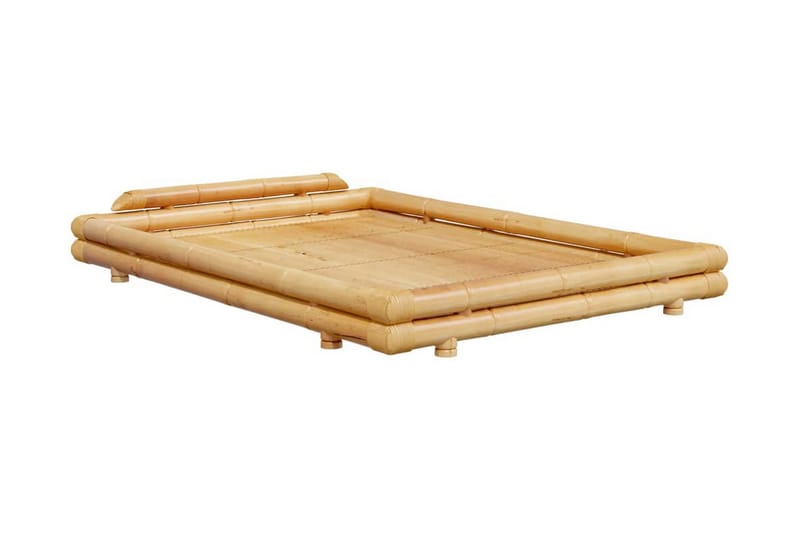 Sängram bambu 140x200 cm - Brun - Möbler - Säng - Sängram & sängstomme