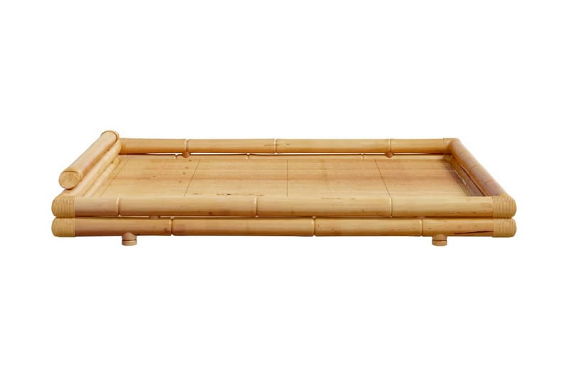 Sängram bambu 160x200 cm - Brun - Sängram & sängstomme