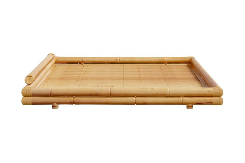 Sängram bambu 200x200 cm - Brun - Möbler - Säng - Sängram & sängstomme