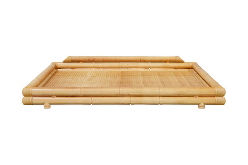 Sängram bambu 200x200 cm - Brun - Möbler - Säng - Sängram & sängstomme
