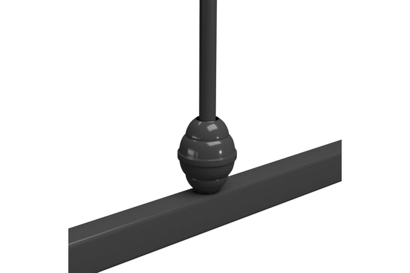 Sängram grå metall 90x200 cm - Grå - Möbler - Säng - Sängram & sängstomme