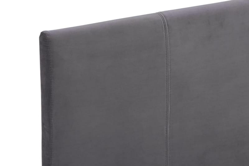 Sängram grå tyg 90x200 cm - Grå - Möbler - Säng - Sängram & sängstomme
