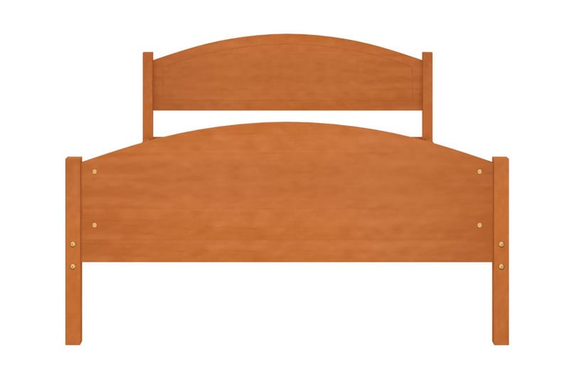 Sängram honungsbrun massiv furu 120x200 cm - Honung - Möbler - Säng - Sängram & sängstomme