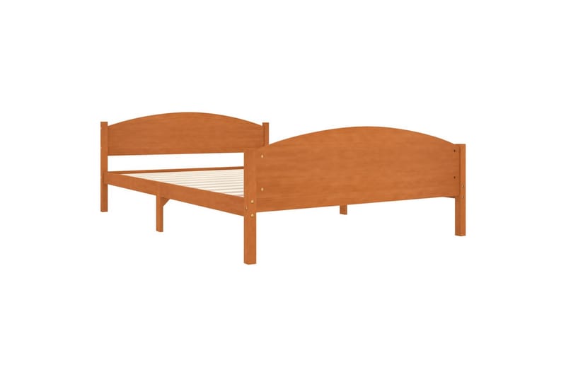 Sängram honungsbrun massiv furu 140x200 cm - Honung - Möbler - Säng - Sängram & sängstomme