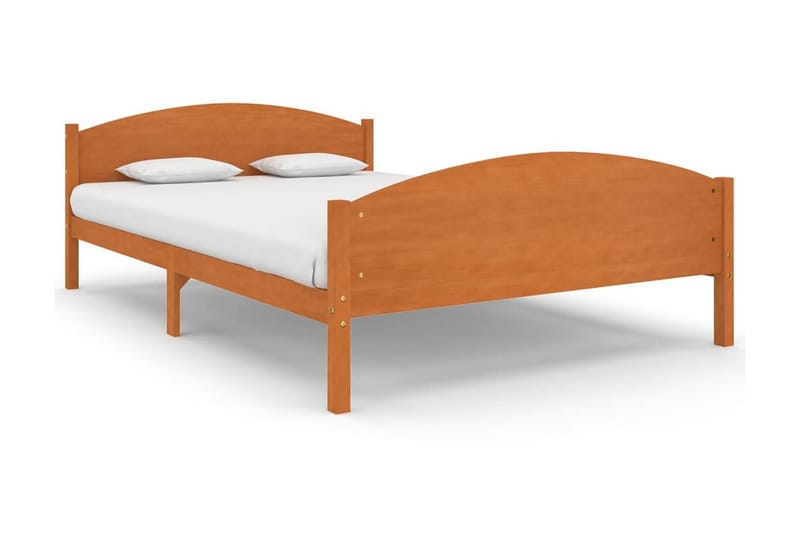 Sängram honungsbrun massiv furu 140x200 cm - Honung - Möbler - Säng - Sängram & sängstomme