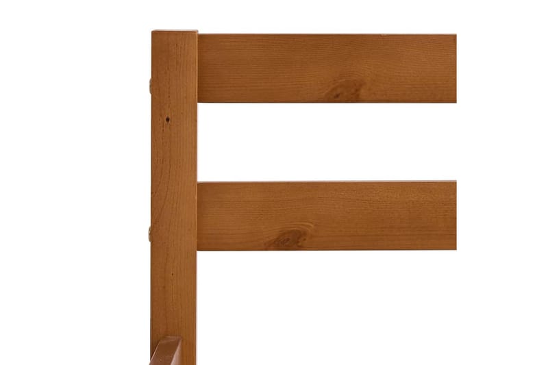 Sängram honungsbrun massiv furu 160x200 cm - Brun - Möbler - Säng - Sängram & sängstomme
