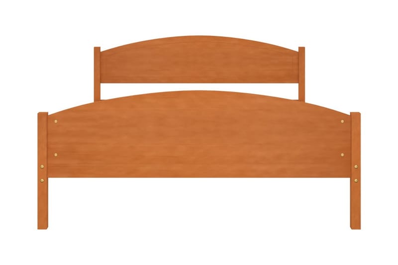 Sängram honungsbrun massiv furu 160x200 cm - Honung - Möbler - Säng - Sängram & sängstomme