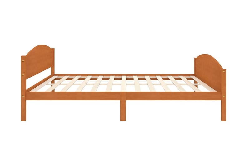 Sängram honungsbrun massiv furu 160x200 cm - Honung - Möbler - Säng - Sängram & sängstomme