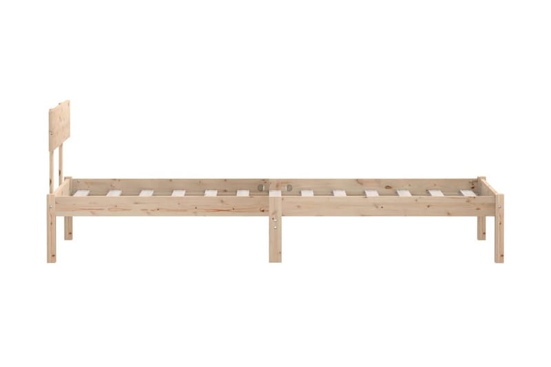 Sängram massiv furu 100x200 cm - Brun - Möbler - Säng - Sängram & sängstomme