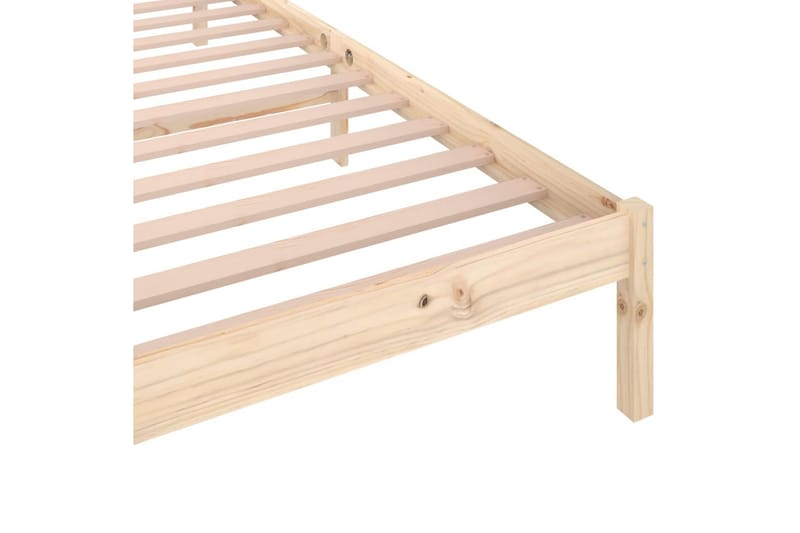 Sängram massiv furu 100x200 cm - Brun - Möbler - Säng - Sängram & sängstomme