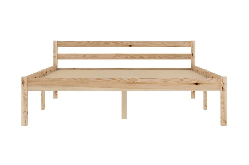 Sängram massiv furu 120x200 cm - Brun - Möbler - Säng - Sängram & sängstomme